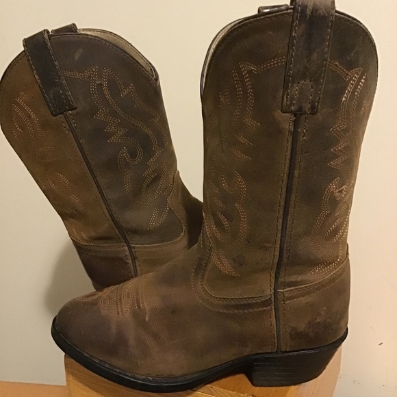 SMOKEY MOUNTAIN BOOTS, SIZE 1.5, great condition , leather boots - Picture 2 of 3